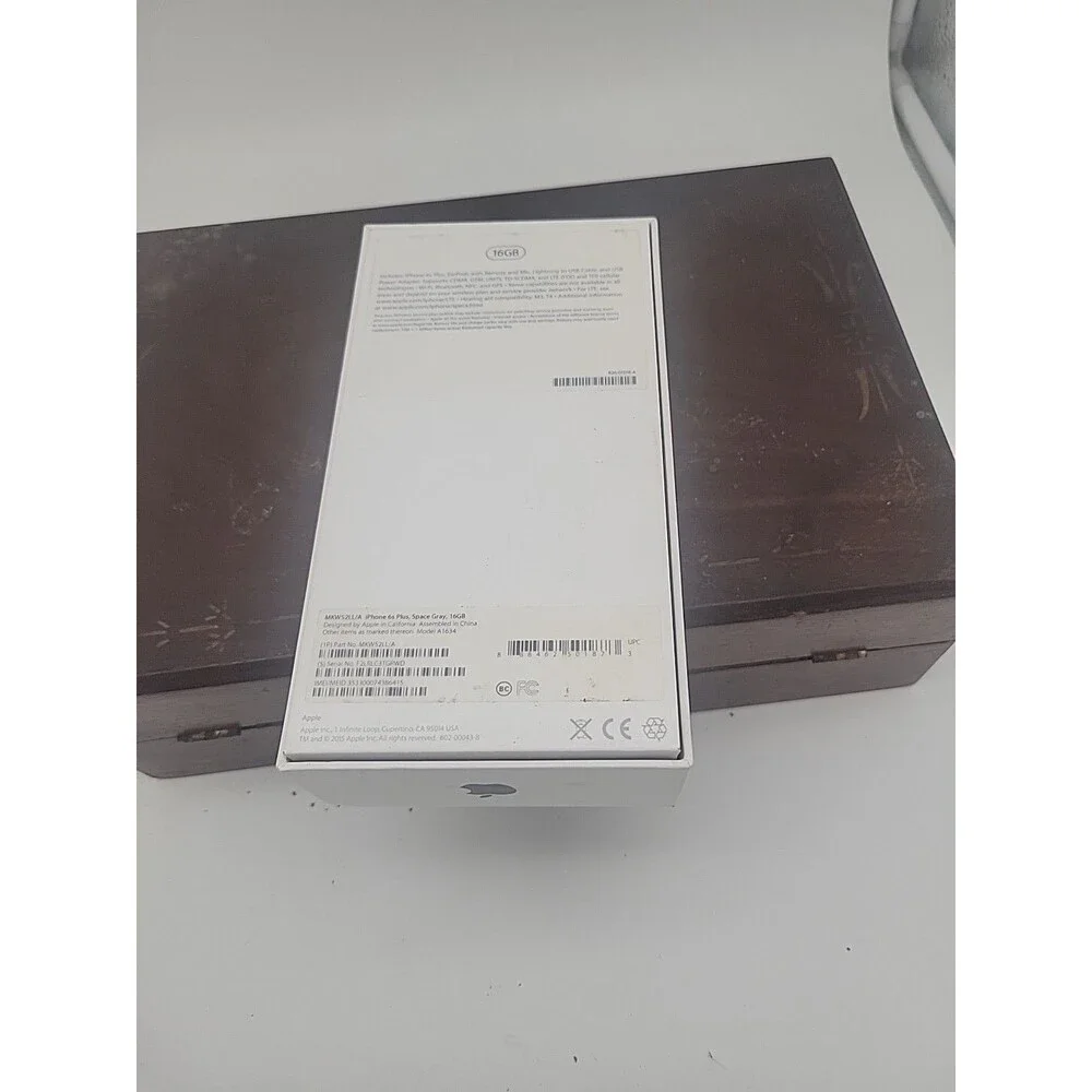 Apple iPhone 6s Plus Box for Space Gray 128GB-BOX ONLY NO PHONE Inserts Charger